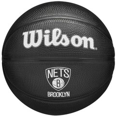 Krepšinio kamuolys Wilson Team Tribute Brooklyn Nets mini, 3 dydis цена и информация | Баскетбольные мячи | pigu.lt