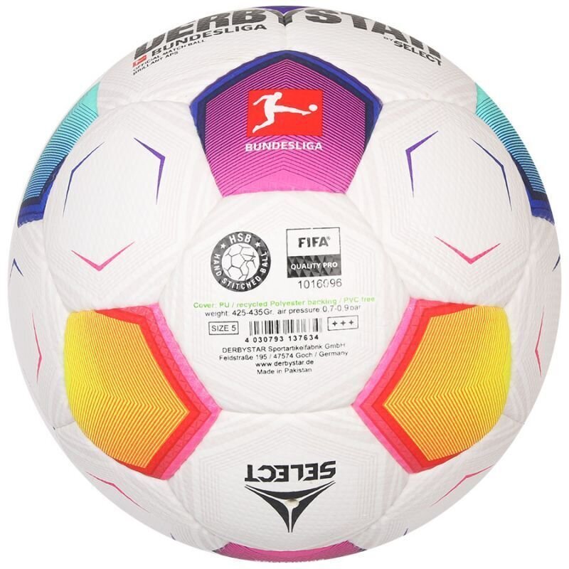 Futbolo kamuolys Select DerbyStar 2023 Brillant APS, 5 dydis kaina ir informacija | Futbolo kamuoliai | pigu.lt