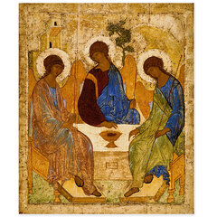Reprodukcija Andrei Rublev The Trinity (1425) kaina ir informacija | Reprodukcijos, paveikslai | pigu.lt