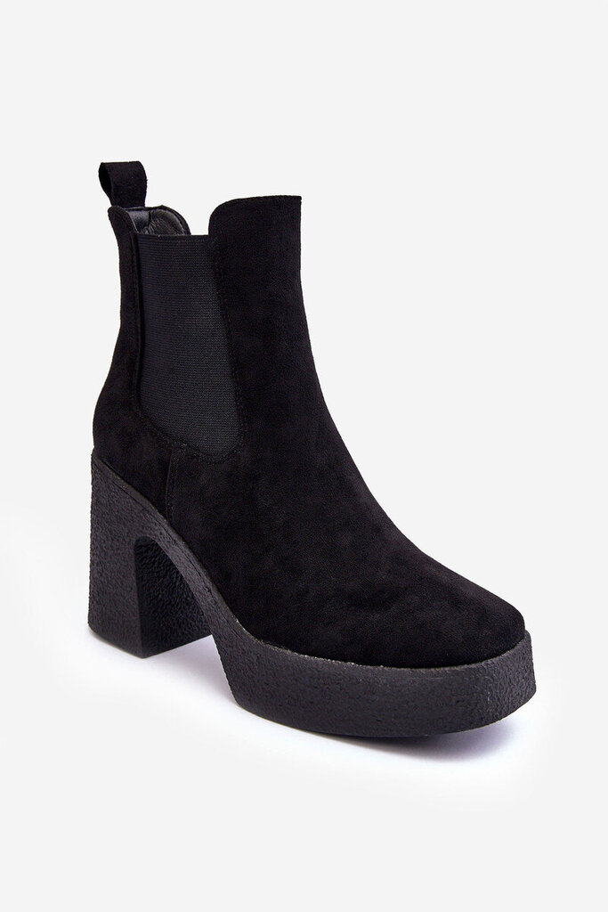 Aulinukai moterims Sunilda 27780-H, juodi цена и информация | Aulinukai, ilgaauliai batai moterims | pigu.lt