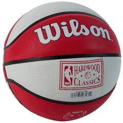 Krepšinio kamuolys Wilson Team Retro Miami Heat Mini Ball Jr, 3 dydis kaina ir informacija | Krepšinio kamuoliai | pigu.lt