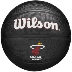 Krepšinio kamuolys Wilson Team Tribute Miami Heat Mini Ball Jr, 3 dydis kaina ir informacija | Krepšinio kamuoliai | pigu.lt