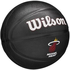 Krepšinio kamuolys Wilson Team Tribute Miami Heat Mini Ball Jr, 3 dydis kaina ir informacija | Krepšinio kamuoliai | pigu.lt