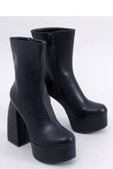 Aulinukai moterims Inello LKK184465.2683, juodi kaina ir informacija | Aulinukai, ilgaauliai batai moterims | pigu.lt