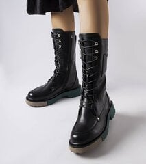 Aulinukai moterims Gemre GRM250122681, juodi kaina ir informacija | Aulinukai, ilgaauliai batai moterims | pigu.lt