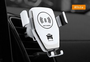 2in1 telefono laikiklis ir belaidis įkroviklis; Automobilinis telefono laikiklis ir belaidis įkroviklis; Car phone holder and charger LIVMAN D-01 kaina ir informacija | Telefono laikikliai | pigu.lt