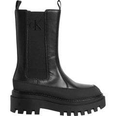 Calvin Klein Jeans auliniai batai moterims, juodi цена и информация | Женские ботинки | pigu.lt