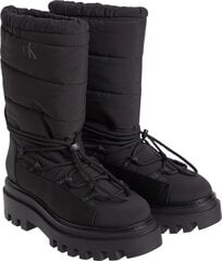Calvin Klein Jeans sniego batai moterims Flatform, juodi цена и информация | Женские ботинки | pigu.lt