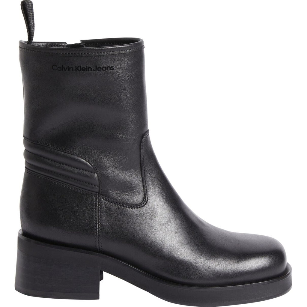 Calvin Klein Jeans auliniai batai moterims Biker boot, juodi kaina ir informacija | Aulinukai, ilgaauliai batai moterims | pigu.lt