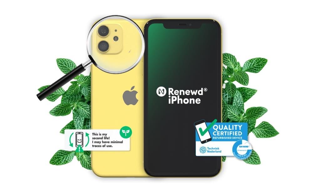 Renewd® Apple iPhone 11 128GB RND-P143128 Yellow цена и информация | Mobilieji telefonai | pigu.lt