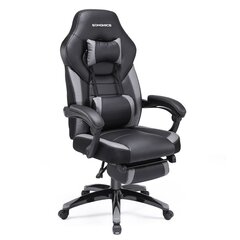Biuro ir žaidimų kėdė Songmics Ergo, juoda/pilka kaina ir informacija | Biuro kėdės | pigu.lt