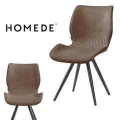 Kėdė Homede Horsal, ruda kaina ir informacija | Virtuvės ir valgomojo kėdės | pigu.lt