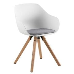 Kėdė Actona Bleesbruck, balta kaina ir informacija | Virtuvės ir valgomojo kėdės | pigu.lt