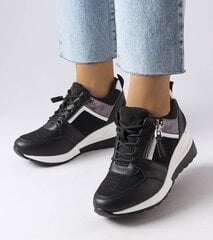 Laisvalaikio bateliai moterims Deodata GRM24891.2680, juodi цена и информация | Спортивная обувь, кроссовки для женщин | pigu.lt