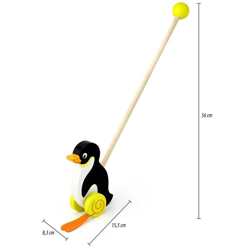 Medinis stumdukas Pingvinas Viga Toys цена и информация | Žaislai kūdikiams | pigu.lt