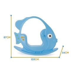 Sūpuoklė Woopie Žuvis, mėlyna kaina ir informacija | Žaislai kūdikiams | pigu.lt