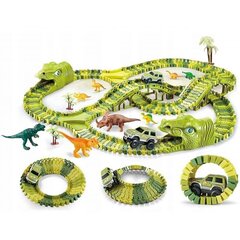 Dinozaurai automobilių trasa Woopie, 240d. kaina ir informacija | Žaislai berniukams | pigu.lt