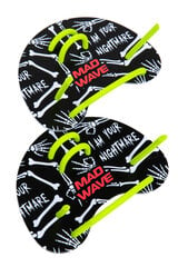 Plaukimo plaštakos Madwave Finger Fun, juodos kaina ir informacija | Kitos plaukimo prekės | pigu.lt