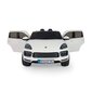 Dvivietis vaikiškas akumuliatorinis automobilis Porsche Cayenne S, baltas kaina ir informacija | Elektromobiliai vaikams | pigu.lt