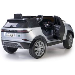 Vienvietis akumuliatorinis automobilis Range Rover Velar 6V, pilkas kaina ir informacija | Elektromobiliai vaikams | pigu.lt