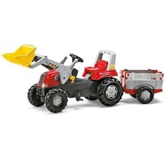 Pedalinis traktorius vaikams Rolly Toys su priekaba ir kaušu kaina ir informacija | Žaislai berniukams | pigu.lt
