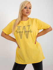 Palaidinė moterims Relevance, geltona kaina ir informacija | Palaidinės, marškiniai moterims | pigu.lt