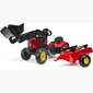 Minamas traktorius Falk Red Supercharger su priekaba, raudonas цена и информация | Žaislai berniukams | pigu.lt