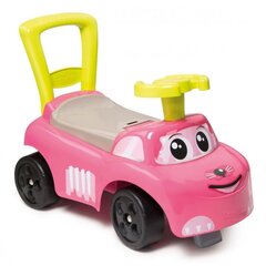 Paspiriama mašinėlė - stumdukas Smoby Auto Pink Ride-on kaina ir informacija | Žaislai kūdikiams | pigu.lt
