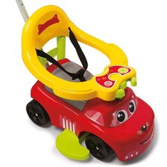 Детская отталкиваемая ногами машинка-толкалка с ручкой Smoby, красная цена и информация | Игрушки для малышей | pigu.lt
