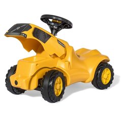 Paspiriamas traktorius Rolly Toys Volvo su priekaba, geltonas kaina ir informacija | Žaislai kūdikiams | pigu.lt