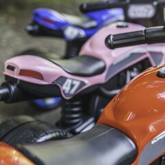 Paspiriamas motociklas Falk Racing, rožinis kaina ir informacija | Žaislai kūdikiams | pigu.lt