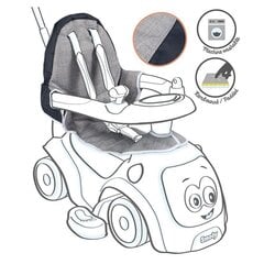 Sėdynių užvalkalas paspiriamoms mašinėlėms Smoby, pilkas kaina ir informacija | Žaislai kūdikiams | pigu.lt