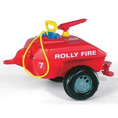 Priekaba pedaliniam traktoriui Rolly Toys Ugniagesių komanda kaina ir informacija | Žaislai berniukams | pigu.lt