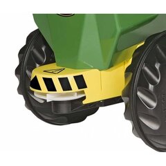 Vaikiška Rolly Toys pedalinio traktoriaus priekaba - smėlio barstytuvas John Deere, žalia цена и информация | Игрушки для мальчиков | pigu.lt