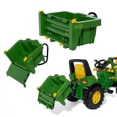 Dėžė pedaliniam traktoriui Rolly Toys John Deere kaina ir informacija | Žaislai berniukams | pigu.lt