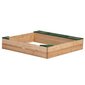 Medinė smėlio dėžė su brezento uždanga Axi, 115x115x22cm, 1m+ kaina ir informacija | Smėlio dėžės, smėlis | pigu.lt