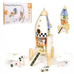 Medinė raketa su priedais Kosmosas Classic World, 50d. kaina ir informacija | Žaislai mergaitėms | pigu.lt