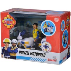 Policijos motociklas su figūrėle Simba Fireman Sam kaina ir informacija | Žaislai berniukams | pigu.lt