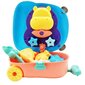 Smėlio žaislų rinkinys Woopie 3in1 lagamine Hipopotamas kaina ir informacija | Vandens, smėlio ir paplūdimio žaislai | pigu.lt