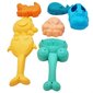 Smėlio žaislų rinkinys Woopie 3in1 lagamine Hipopotamas kaina ir informacija | Vandens, smėlio ir paplūdimio žaislai | pigu.lt