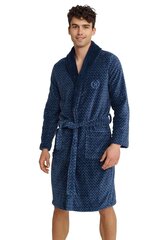 Chalatas vyrams Esotiq & Henderson, mėlynas цена и информация | Мужские халаты, пижамы | pigu.lt