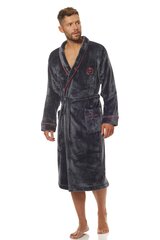 Chalatas vyrams L&L, pilkas цена и информация | Мужские халаты, пижамы | pigu.lt