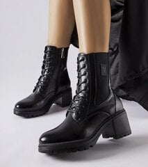 Aulinukai moterims Inna GRM251562677, juodi kaina ir informacija | Aulinukai, ilgaauliai batai moterims | pigu.lt