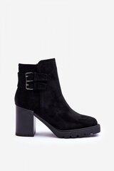 Aulinukai moterims Step In Style LKK185329.2683, juodi цена и информация | Женские ботинки | pigu.lt