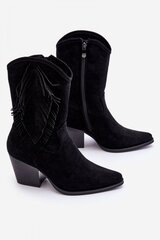 Aulinukai moterims Step In Style LKK185345.2683, juodi цена и информация | Женские ботинки | pigu.lt