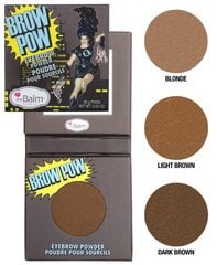 Antakių dažai TheBalm Brow Pow 0.85 g Light Brown kaina ir informacija | Antakių dažai, pieštukai | pigu.lt