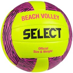 Paplūdimio tinklinio kamuolys Select Beach Volley v23, 5 dydis, geltonas цена и информация | Волейбольные мячи | pigu.lt