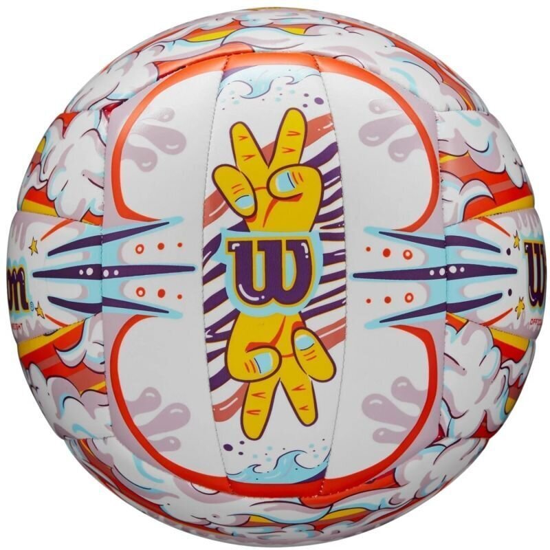 Tinklinio kamuolys Wilson Graffiti Peace Ball, 5 dydis, įvairių spalvų kaina ir informacija | Tinklinio kamuoliai | pigu.lt