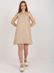Suknelė moterims Och Bella, smėlio spalvos kaina ir informacija | Suknelės | pigu.lt