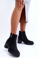 Aulinukai moterims Step In Style LKK185446.2683, juodi kaina ir informacija | Aulinukai, ilgaauliai batai moterims | pigu.lt